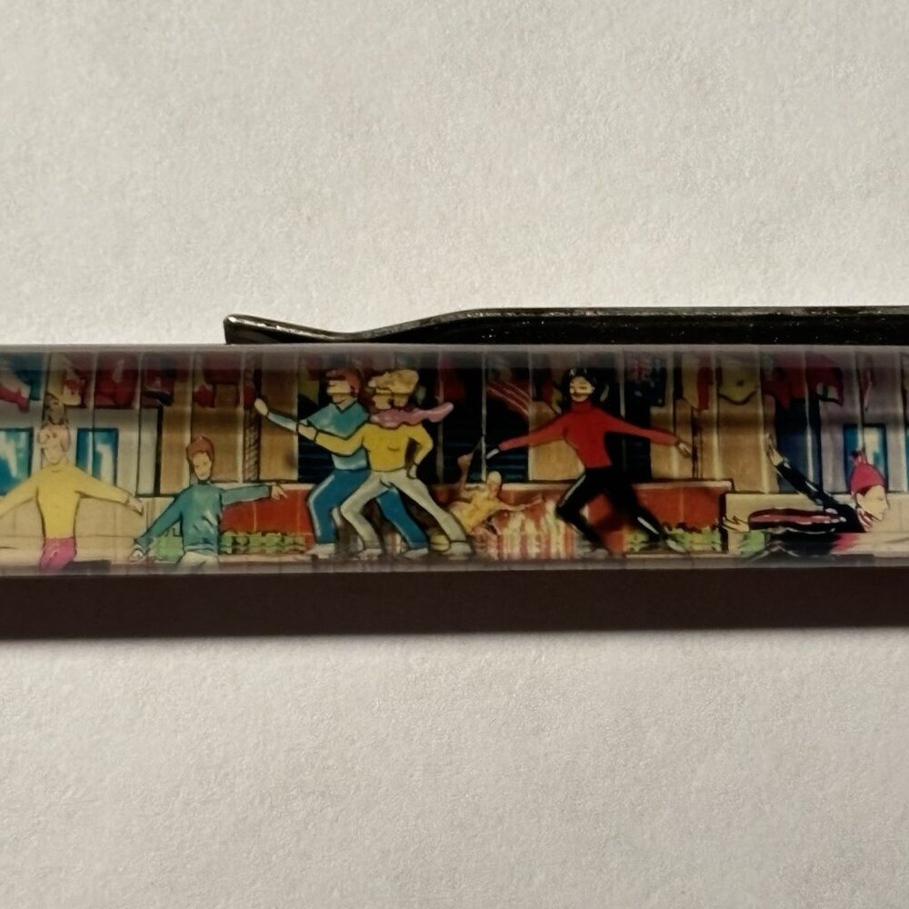 Rockefeller Center New York City Floaty Pen People Ice Skating on Rink Christmas